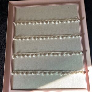 & Other Stories Pink and White Decorative Frame